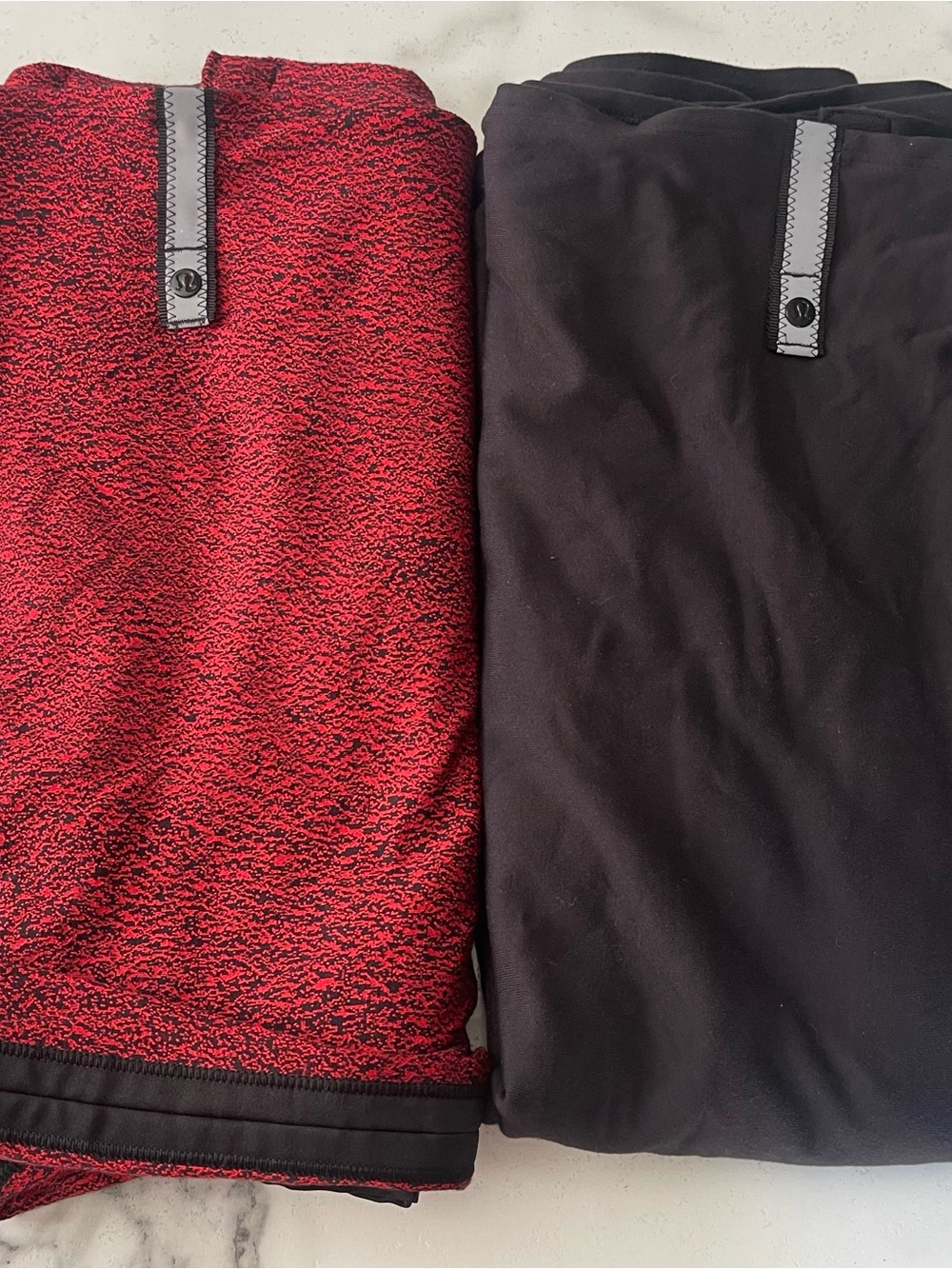 lululemon athletica Men's Red and Black Performance Jacket Duo